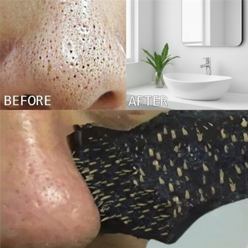 10pcs Removedor de Cravos de Carvão de Bambu Patch Nariz Limpeza Profunda Tira de Ponto Nasal Ferramentas de Cuidados