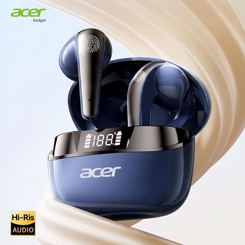 Acer OHR554 Fones De Ouvido Sem Fio Semi-In-Ear Bluetooth 5.4 24H Bateria Mestre Sintonizado Conforto Ajuste Música Uso — imagem 2 de 2
