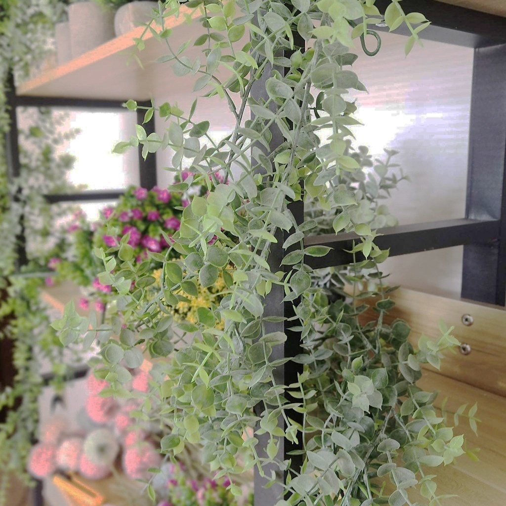 Plantas Falsas Artificiais Suspensas , Aparência Realista Sem Vaso Para Sala De Estar , Decoração De Prateleira De Escri