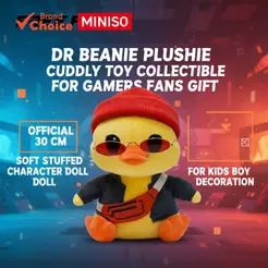 FREE FIRE Dr Beanie Pelúcia Fofa Brinquedo Colecionável Para Gamers Fãs Presente Oficial 30 cm Boneca de Personagem