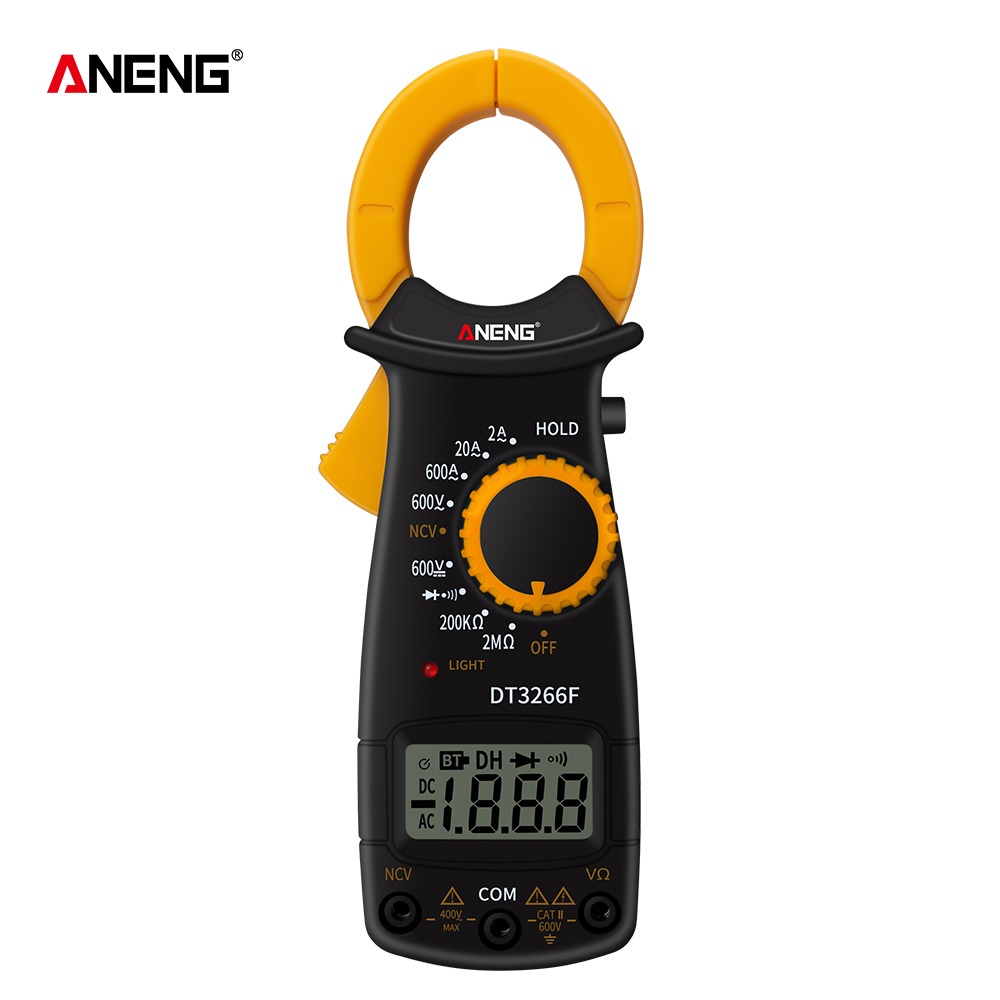 ANENG DT3266F Mini Digital Braçadeira Multímetro Amperímetro Medidor De Elétrica AC DC Testador De Resistor De Tensão 1P
