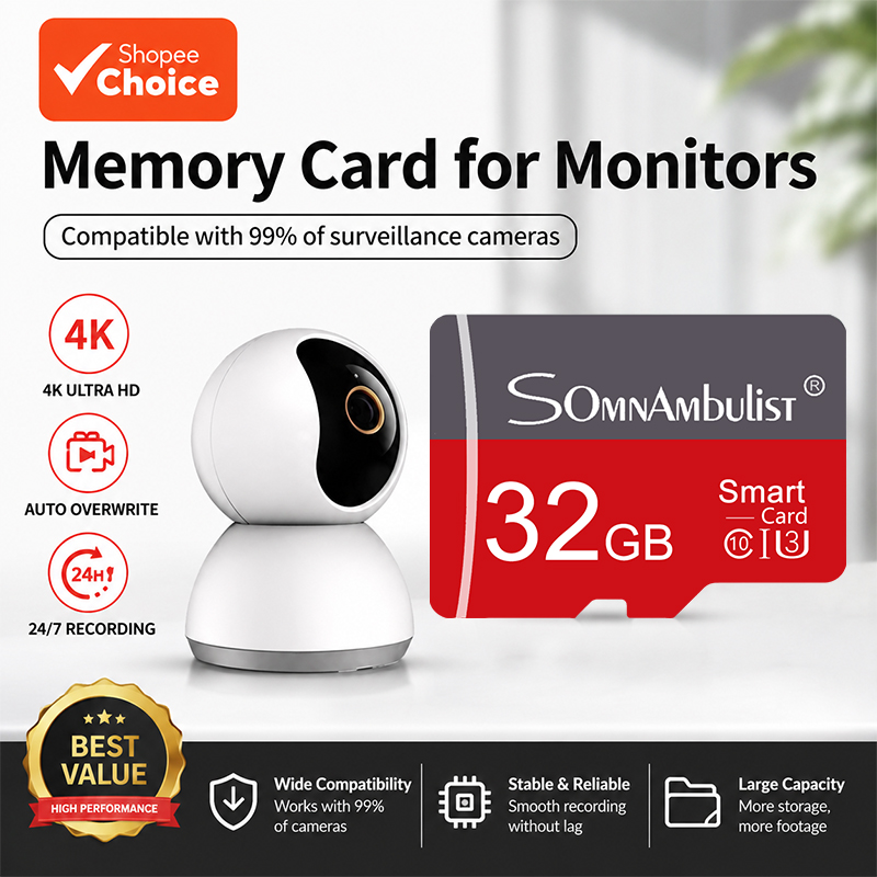 Cartão de memória Micro SD/TF 32 GB, 64 GB, 128 GB, Classe 10 de alta velocidade, adequado para celulares, câmeras