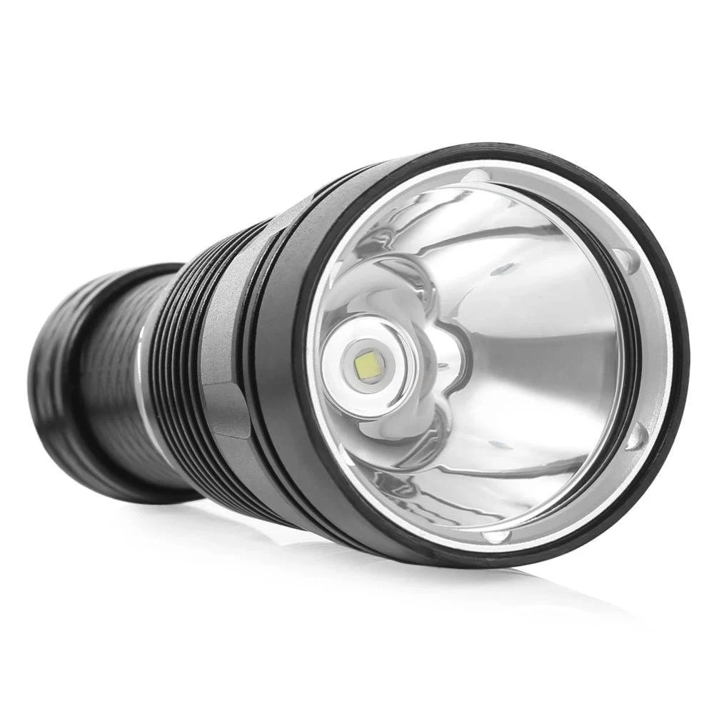 Lanterna de mergulho CREE L2 à prova d'água até 100m – LED para atividades ao ar livre, camping, caminhadas e mergulho