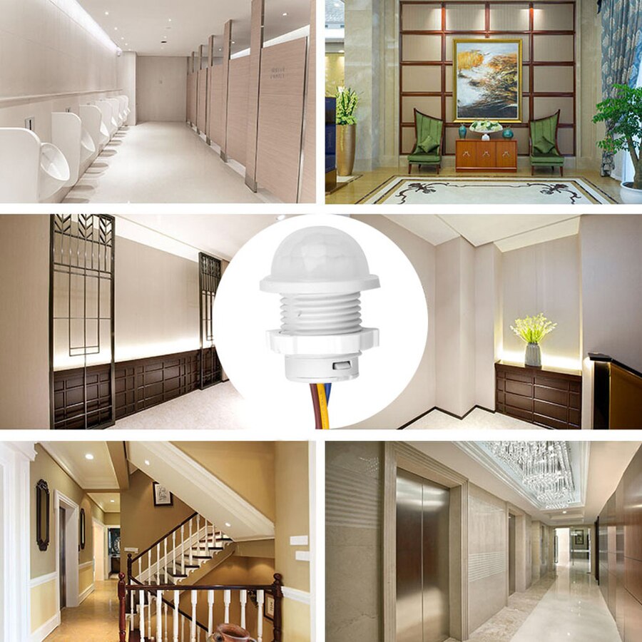 Interruptor Automático de Luz Infravermelho para Corpo Humano Axus Smart Pir 110V 220V · foto 2