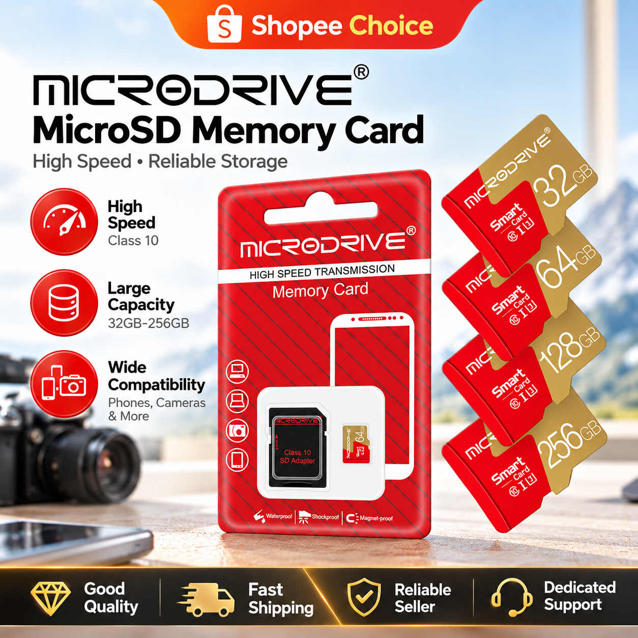 Cartão MicroSD 128 GB 256 GB Classe 10 Micro tf Cartão SD 32 GB 16 GB 8 GB 4 GB Cartões de Memória mini sd Cartão TF