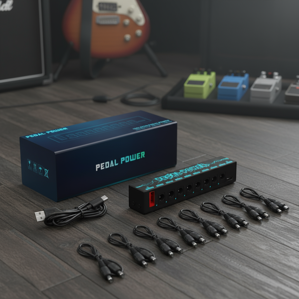  Fonte de Alimentação para Pedal de Guitarra com 8 Saídas Isoladas DC 9V 100mah ou 300mah USB 5V Portátil Acessórios