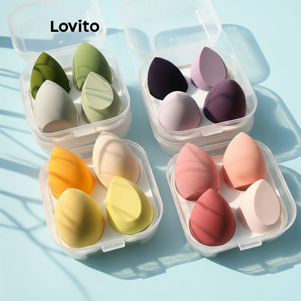 Lovito Conjunto de Maquiagem Feminina Macia, Confortável e Não Irritante para a Pele - Fácil de Colorir LBT01068 em Oferta na Shopee