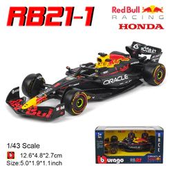 BBURAGO Red Bull RB21 F1 Liga Modelo Carro Verstappen 1 Brinquedo De Simulação De Corrida Escala 1/24 2024 Presente Cole