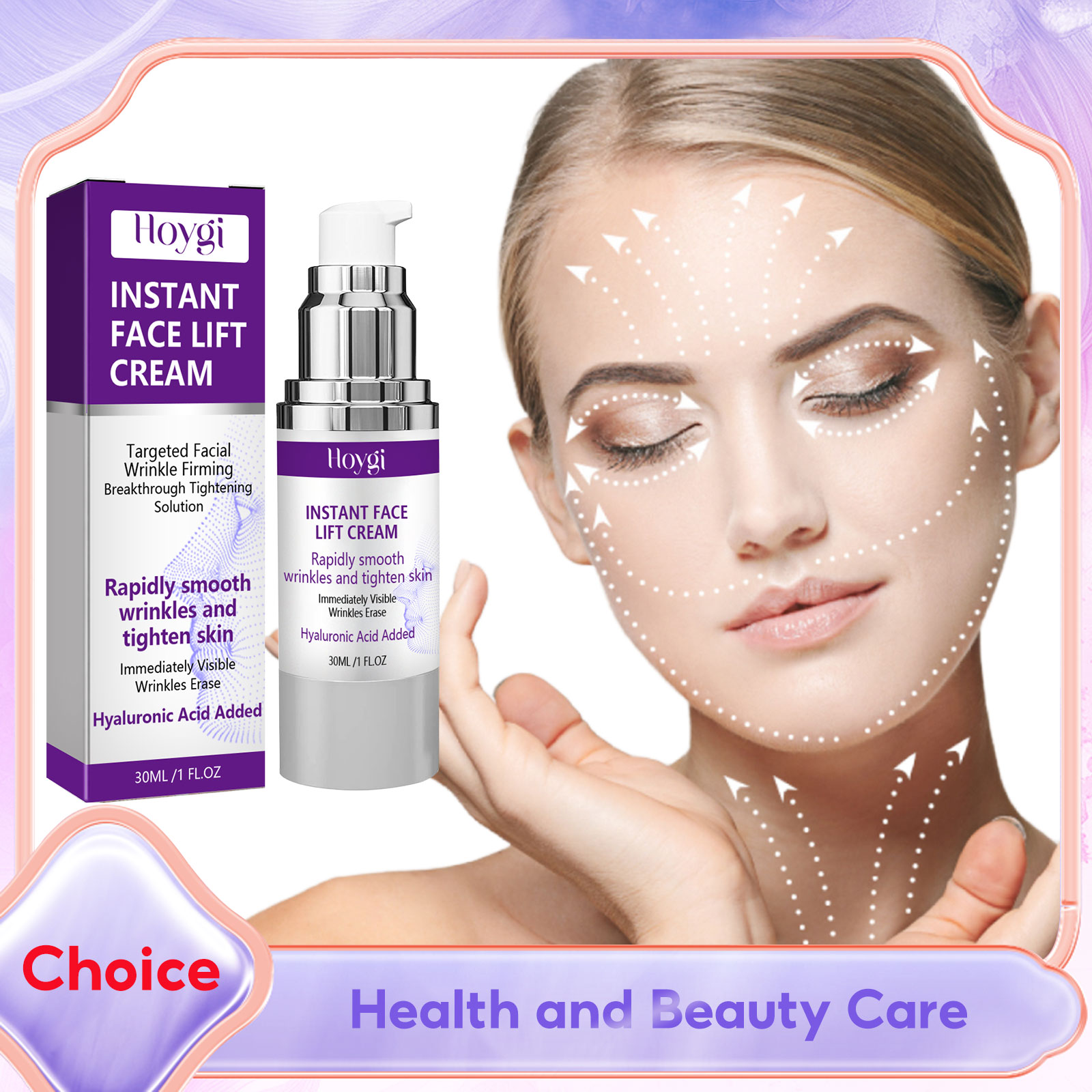 [Quente] Creme facial hidratante antirrugas melhora a secura, hidrata, reduz linhas finas, ilumina e repara a pele,