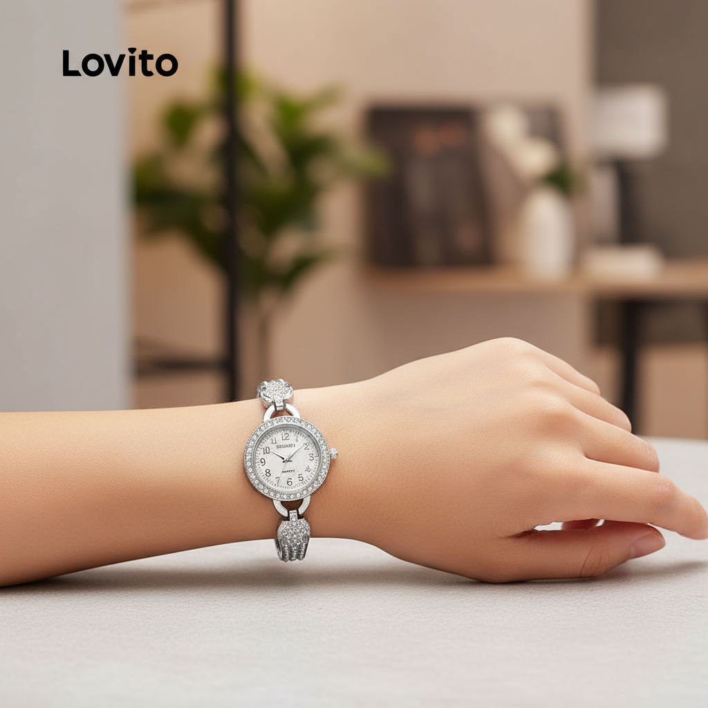 Lovito Relógio de Quartzo Casual e requintado LFA99163\2 em Oferta na Shopee