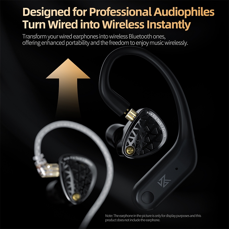 KZ AN01 Fones De Ouvido Sem Fio Bluetooth 5.4 Ganchos Cabo ANC C-Pin LDAC HD Decodificação De Áudio Musicais — imagem 2 de 2
