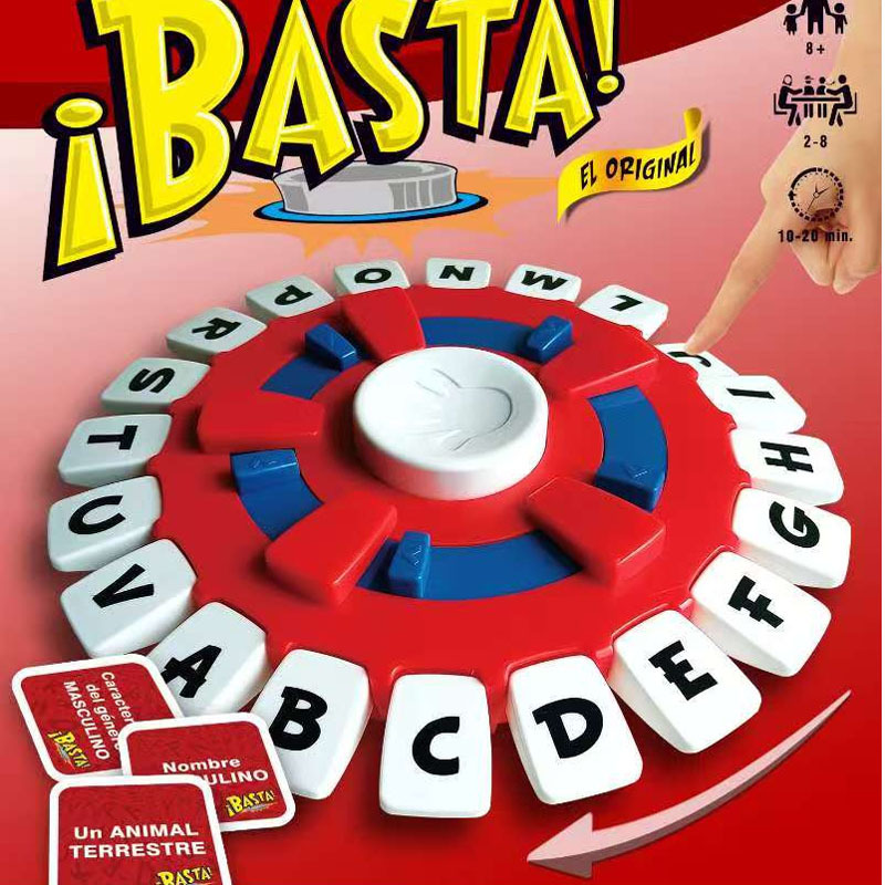 Jogo De Palavras Basta Tabuleiro De Caça Carta Press Timer Toy O Item Final Presente De Formatura Festa Multijogador De