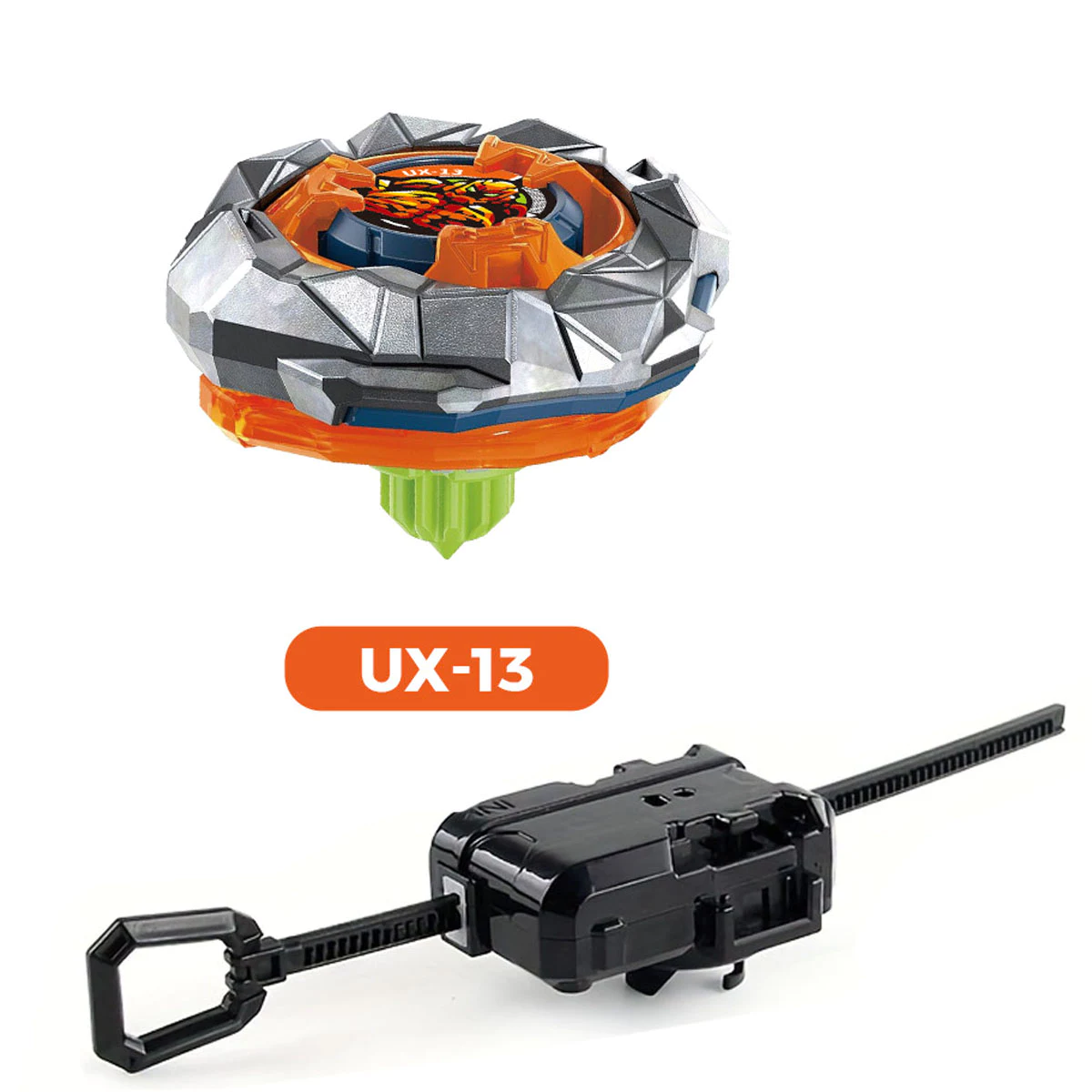 Beyblad X UX-13 Golem Rock Beyblad Xtreme com Lançador Led Grip Set para Beyblade Burst, brinquedo infantil para