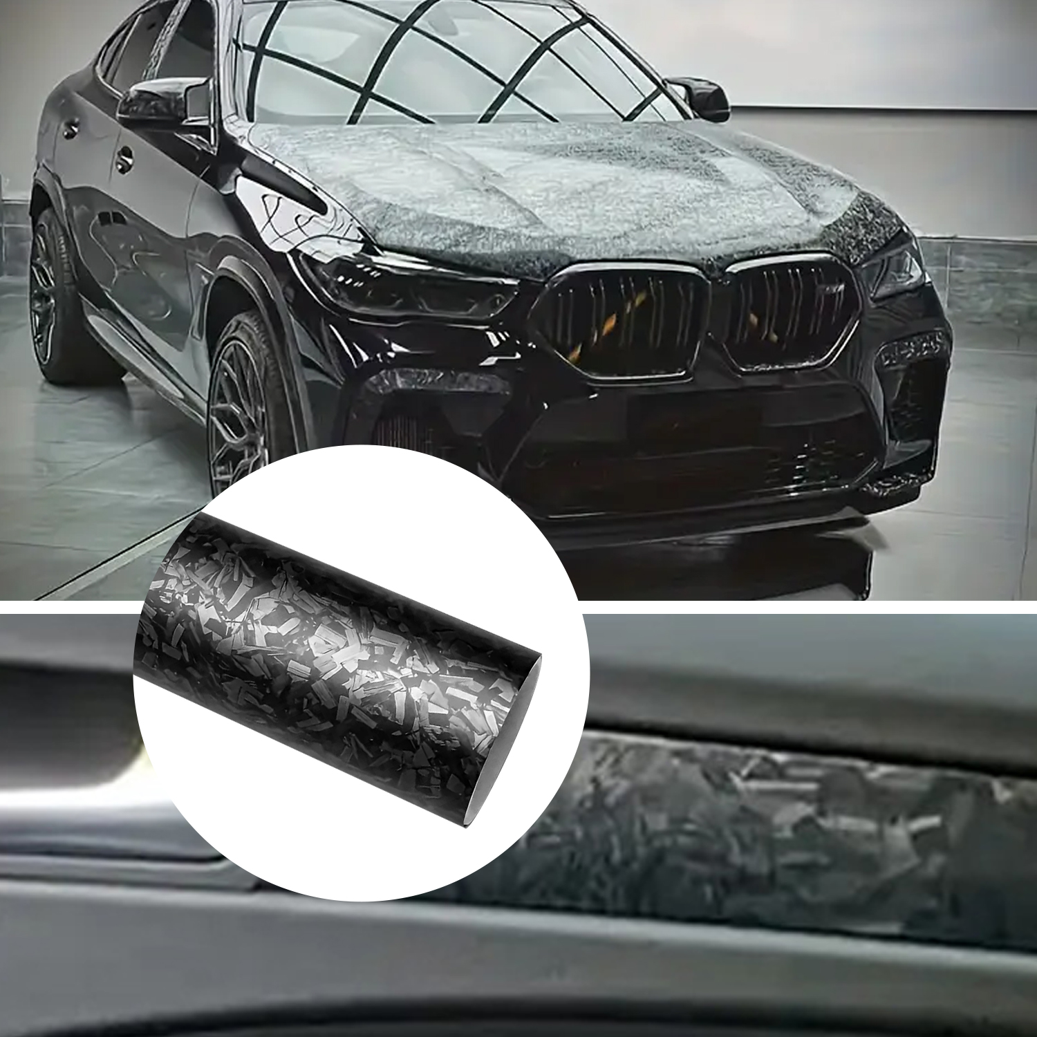 Filme adesivo para envelopamento automotivo DIY para interiores e exteriores, fácil aplicação em carros e motos