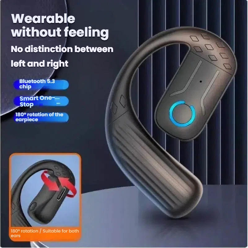  Fones de Ouvido B01 [Cor Preta] Fone de Ouvido Bluetooth Sem Fio Bateria de Longa Duração Fones de Ouvido para Esportes