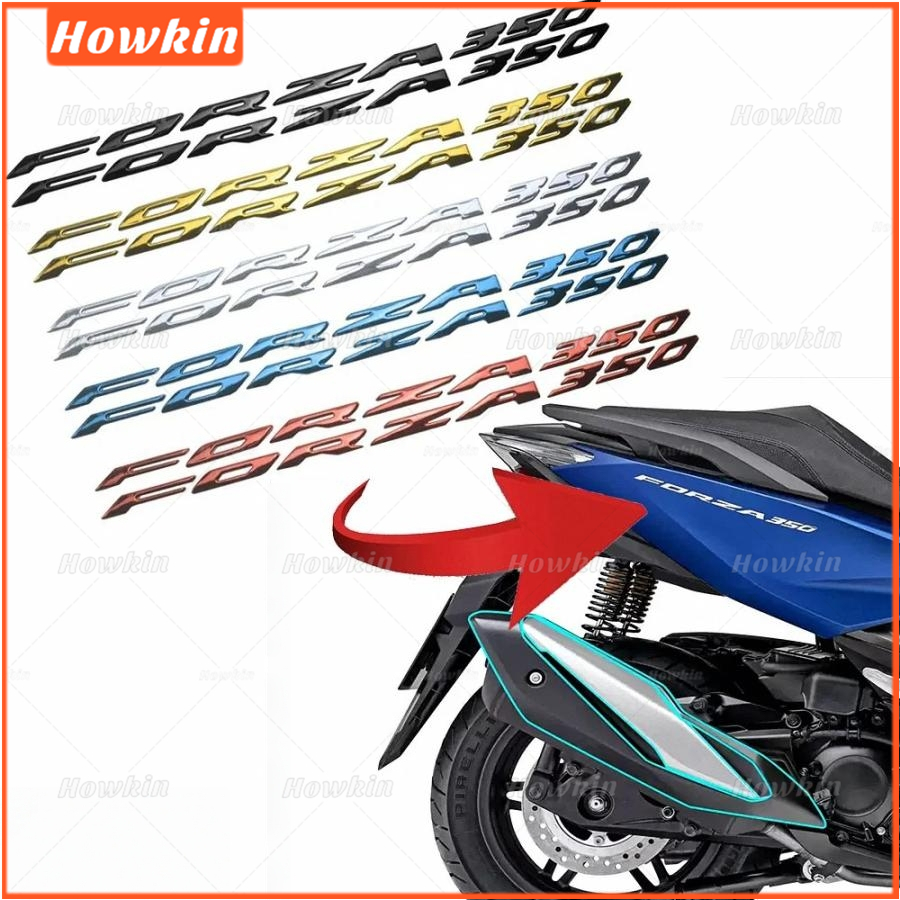 Emblema Macio Adesivo 3D Decalque Do Tanque De Combustível Da Motocicleta Para Forza350