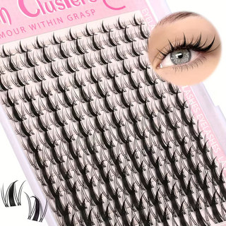 140 Peças De Cílios De Mangá De Fada : Extensões DIY C-Curl De 8-18 Mm