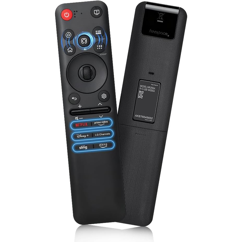 Controle Remoto Inteligente Compatível LG QNED AI QNED80 4K TV com Magic Remote AI, HDR10, WebOS 2025 MR25GA