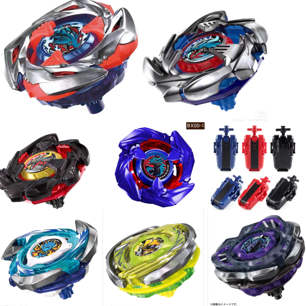 Bey X UX-11 Iniciador de Impacto com Lançador de Corda de Arraste Conjunto de Pião de Brinquedo Giratório para