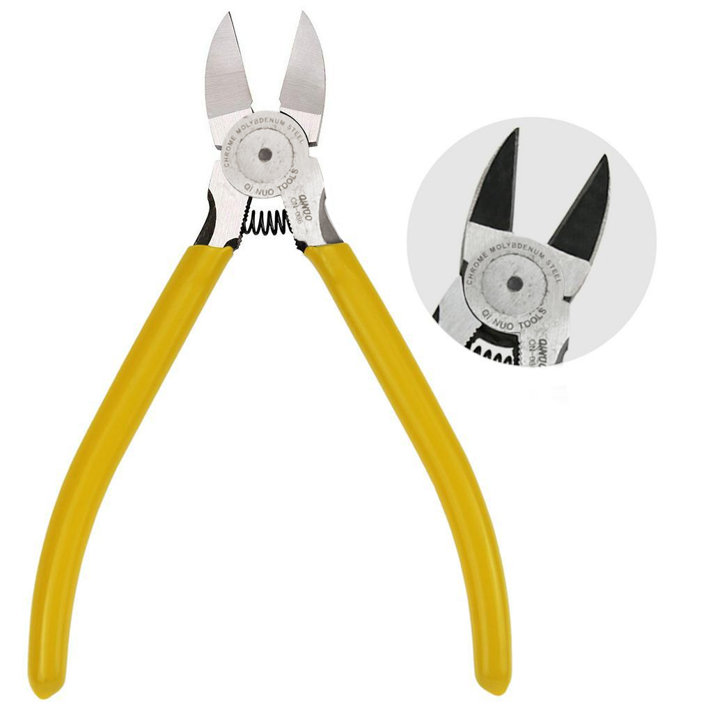 Cortador De Fio De Aço De Liga De Alto Carbono Profissional , Alicate De Corte Diagonal De 6'Para De Precisão Em Trabalh em Oferta na Shopee