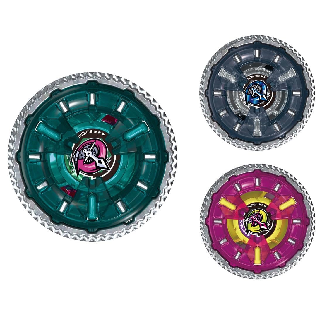 Beyblade-Inspired UX 16 1D Booster Aleatório: Brinquedo Pião Mirage Long Shot em Caixa Mistério, Estilo RC