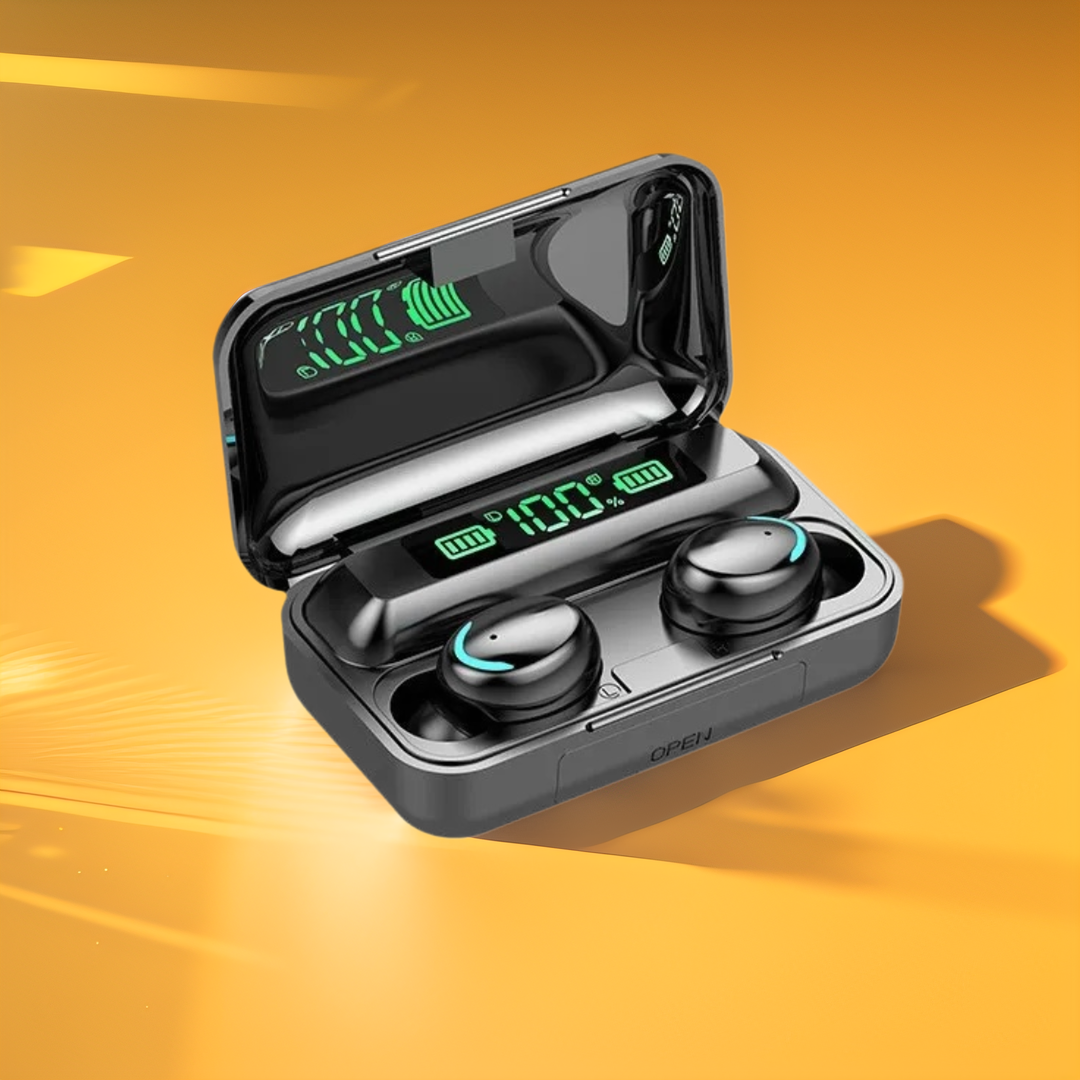  Fones de ouvido Bluetooth TWS Fones de ouvido sem fio com microfone para esportes, corrida, fones de ouvido com boa
