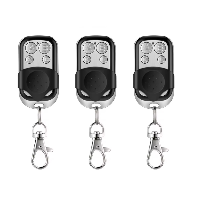Transmissor De Metal Universal Com Controle Remoto , 4 Botões , 433MHz , Para Abridor De Porta De Garagem , Chave De Seg