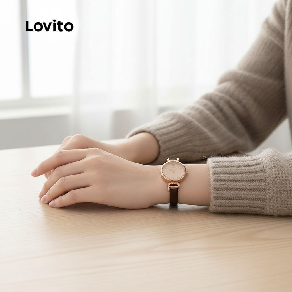 Lovito Relógio Casual Quartzo Viagem LFA105137