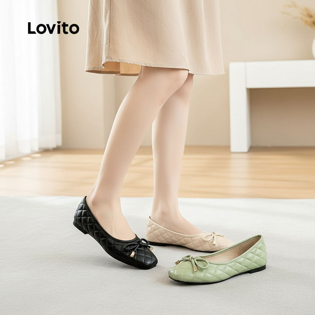 Lovito Calçados Casuais Femininos Leves e Arejados LFA100074 em Oferta na Shopee