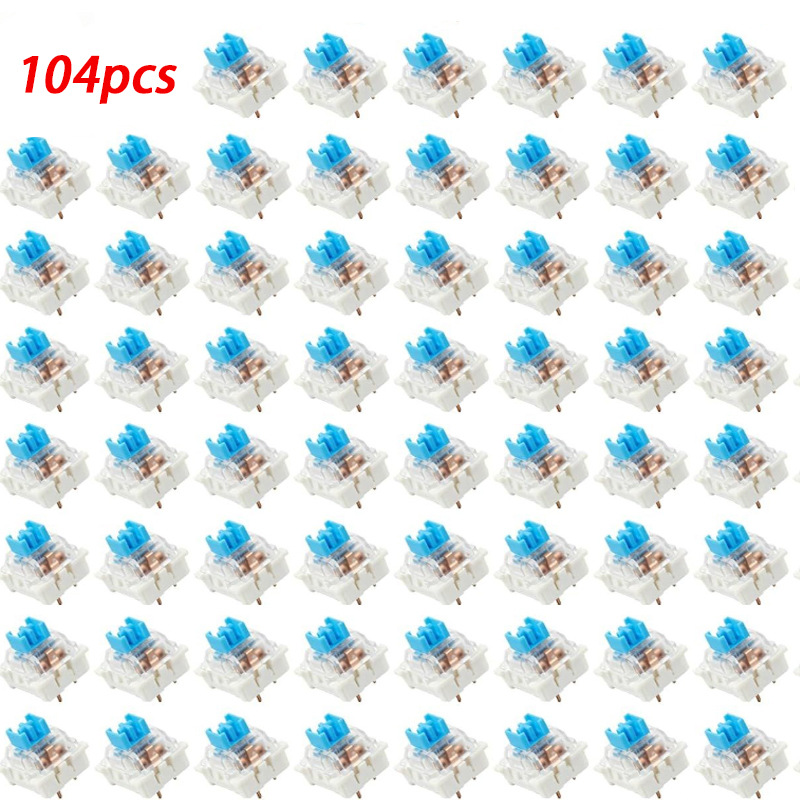 Interruptores De Teclado Mecânico Clicky & Tátil , Lineares Universais Com design À Prova De Poeira , Personalizáveis E