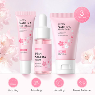 LAIKOU Sakura Facial para Cuidados com a Pele Clareador de Manchas Creme para Apertar Por…