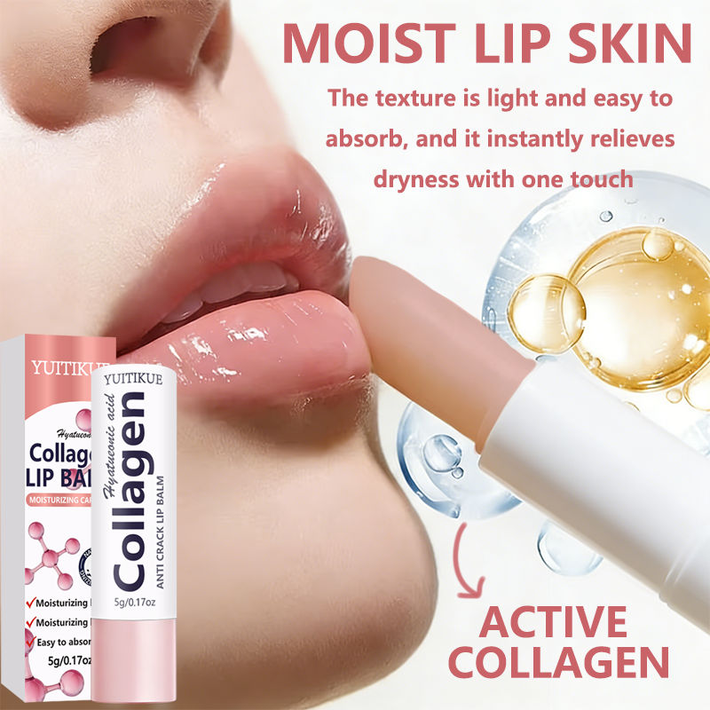 Bálsamo Labial Reparador de Colágeno • Vitamina C Ilumina o Tom Labial • Ácido Hialurônico Hidratante • Cuidado Labial