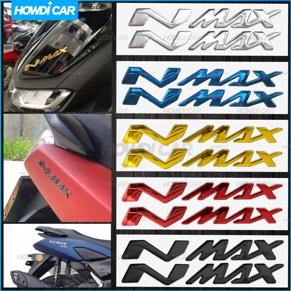Melhor Novo 1/2 peças Adesivo macio para moto com logo da Yamaha NMAX N MAX N-MAX 155