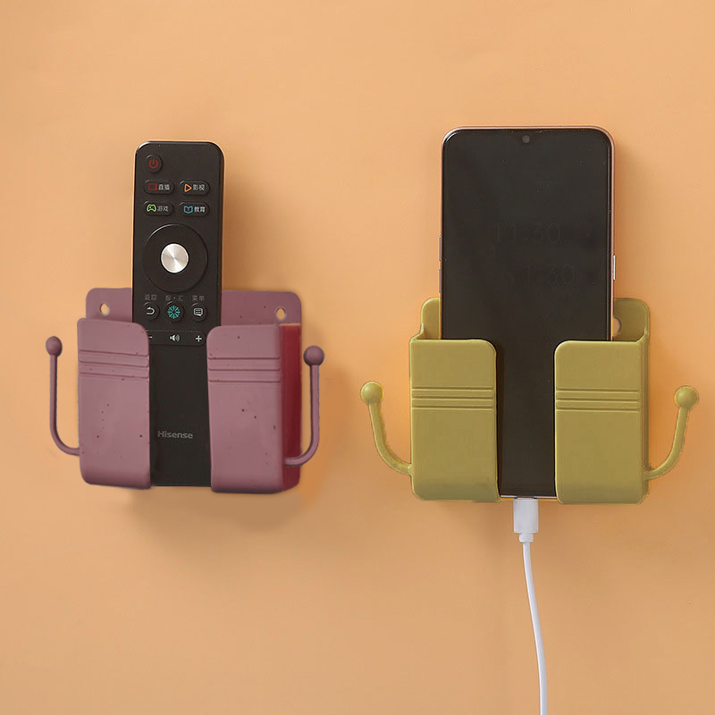 Suporte De Carregamento De Telefone De Parede Não Perfurado Para Banheiro E kit chen Minimalista , rack De Armazenamento