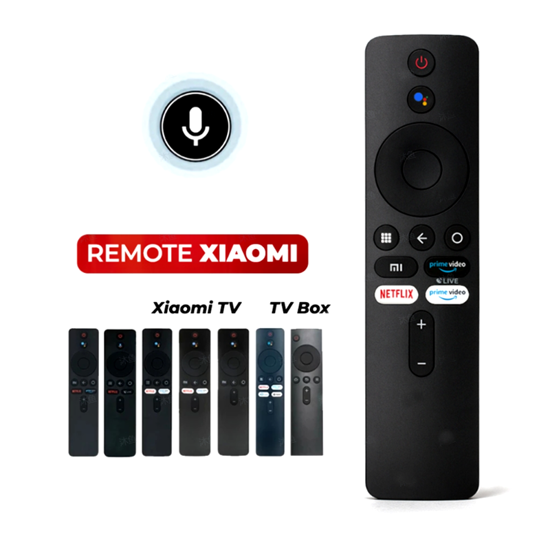 Controle Remoto Universal Multi-Dispositivo para TV XiaoMi e STB com Entrada de Voz