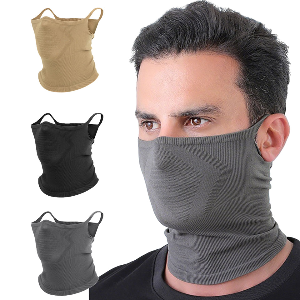 1 Peça Esportes À Prova De Poeira De Secagem Rápida Ciclismo Protetor Elástico Respirável Pendurado Orelha Pescoço Msak