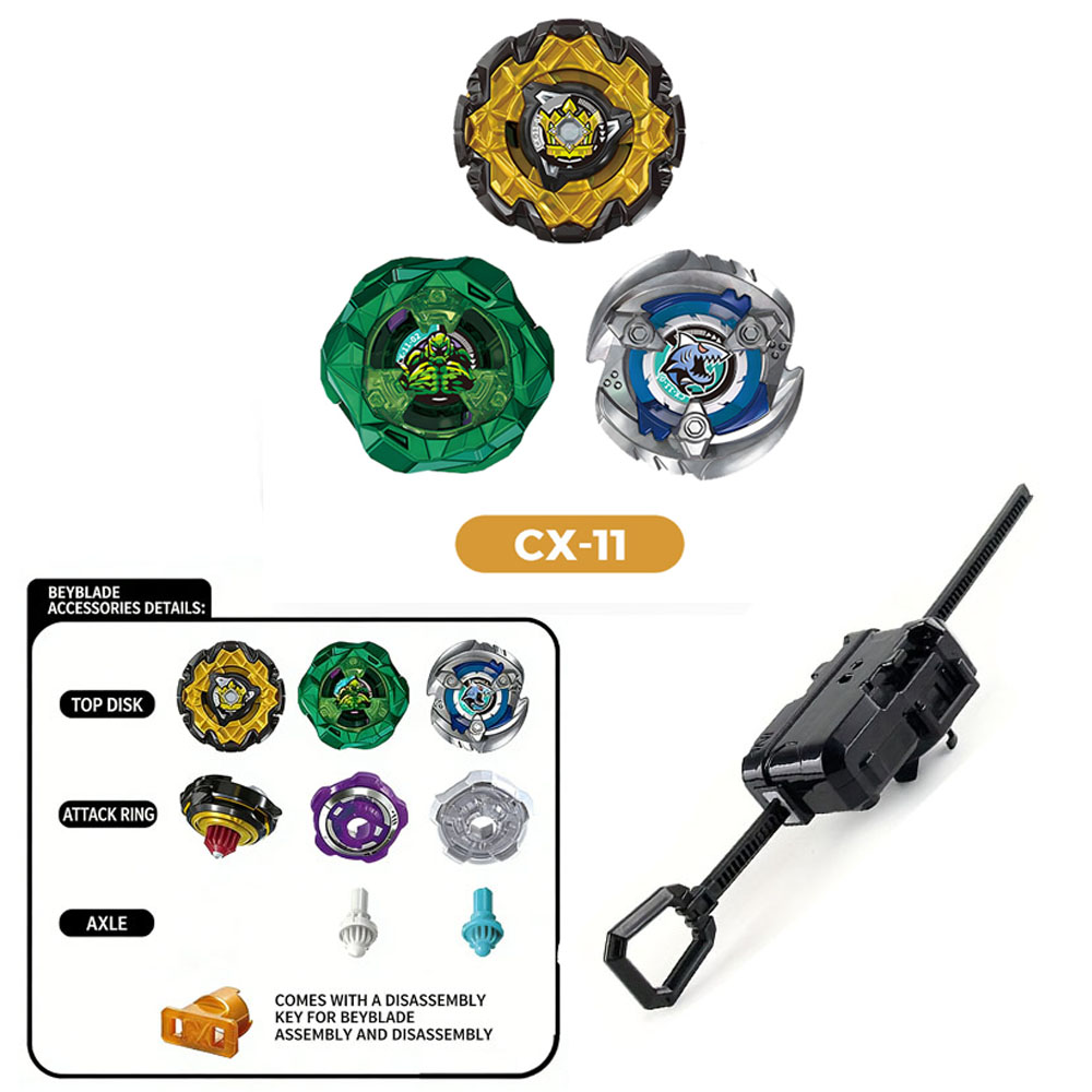 UX-13 Golem Rock 1-60UN Booster Set Com Lançador Beyblade X Spinning Top Battle Toy Para Crianças Presente