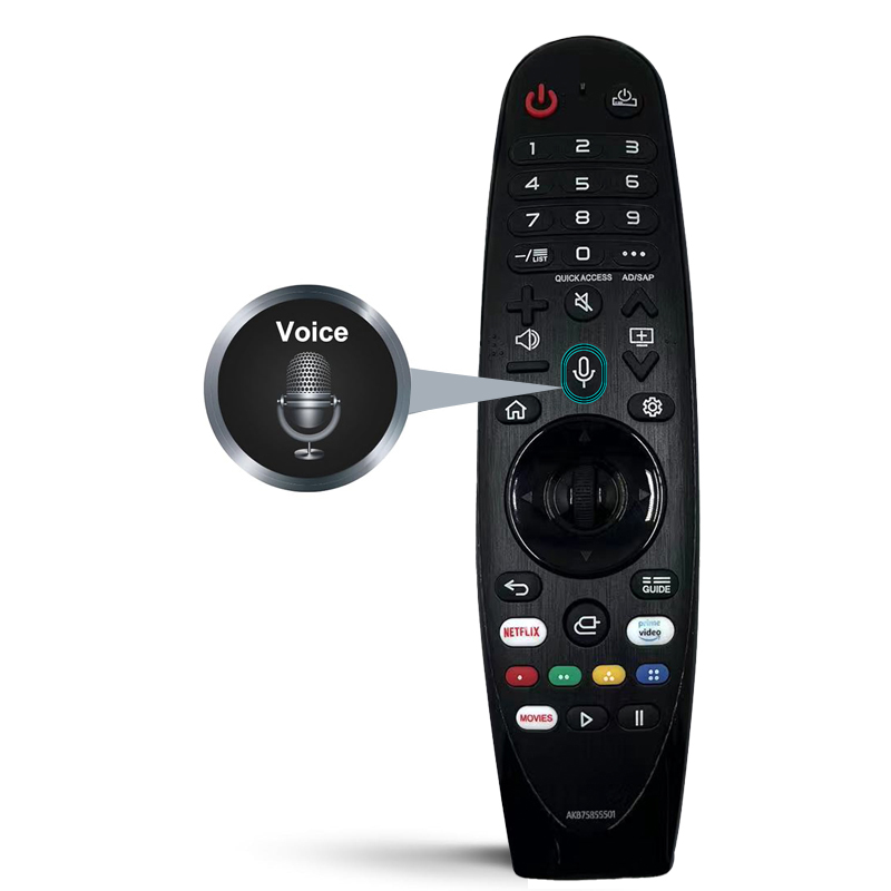 Para LG Magic Controle Remoto Smart TV Voz/Mouse akb75855501/an-mr20ga 2017-2020