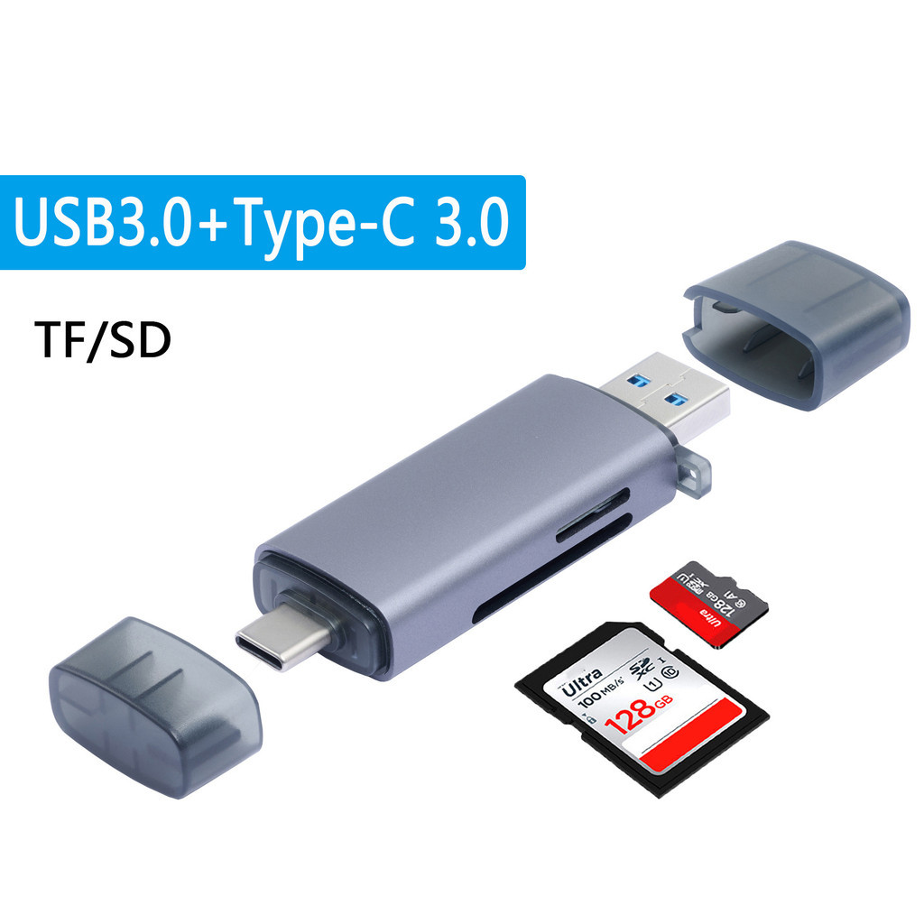 Aplicável a leitores de cartão USB 3.0, Type-C, Android, computador, multifuncional, U, câmera, SD, TF, adaptador de
