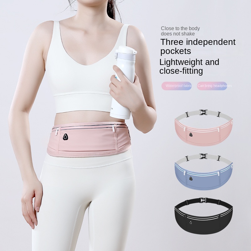Bolsa de cintura para corrida, mochila esportiva multifuncional para homens e mulheres, cinto de fitness para viagens