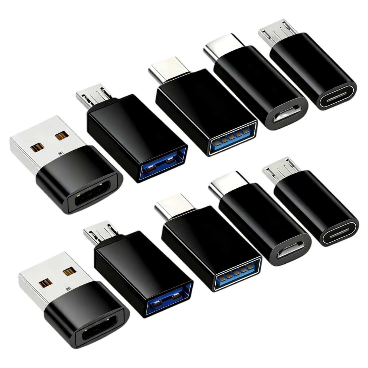 Adaptador USB Para-C Tipo Fêmea Macho Micro Conversão HDMI RCA Audio Jack Lead Pro