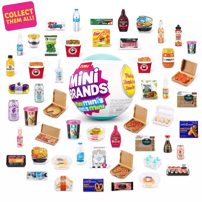 ZURU Mini Marcas Série 1 Caixa Cega Brinquedo Surpresa Pequenas Réplicas Colecionáveis Para Crianças Adultos De 8 Anos (