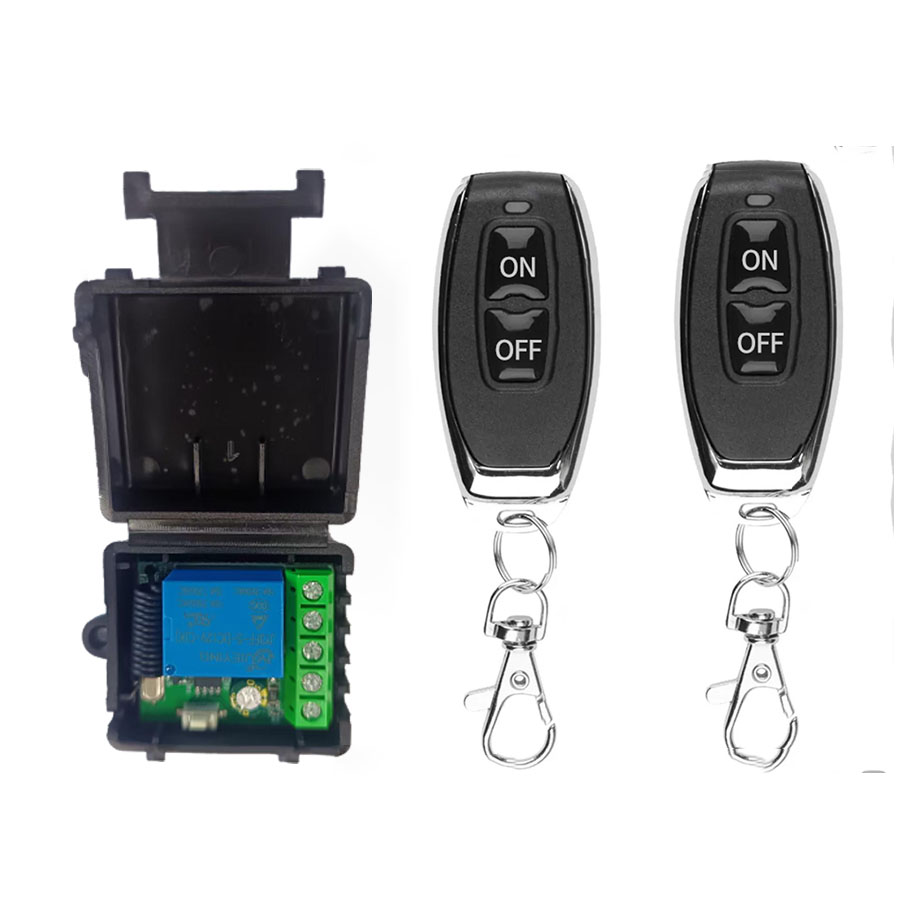 Interruptor De Controle Remoto Universal Para Portão , DC 12V RF 433Mhz , Mini Módulo Receptor De Relé DIY Porta De Gara