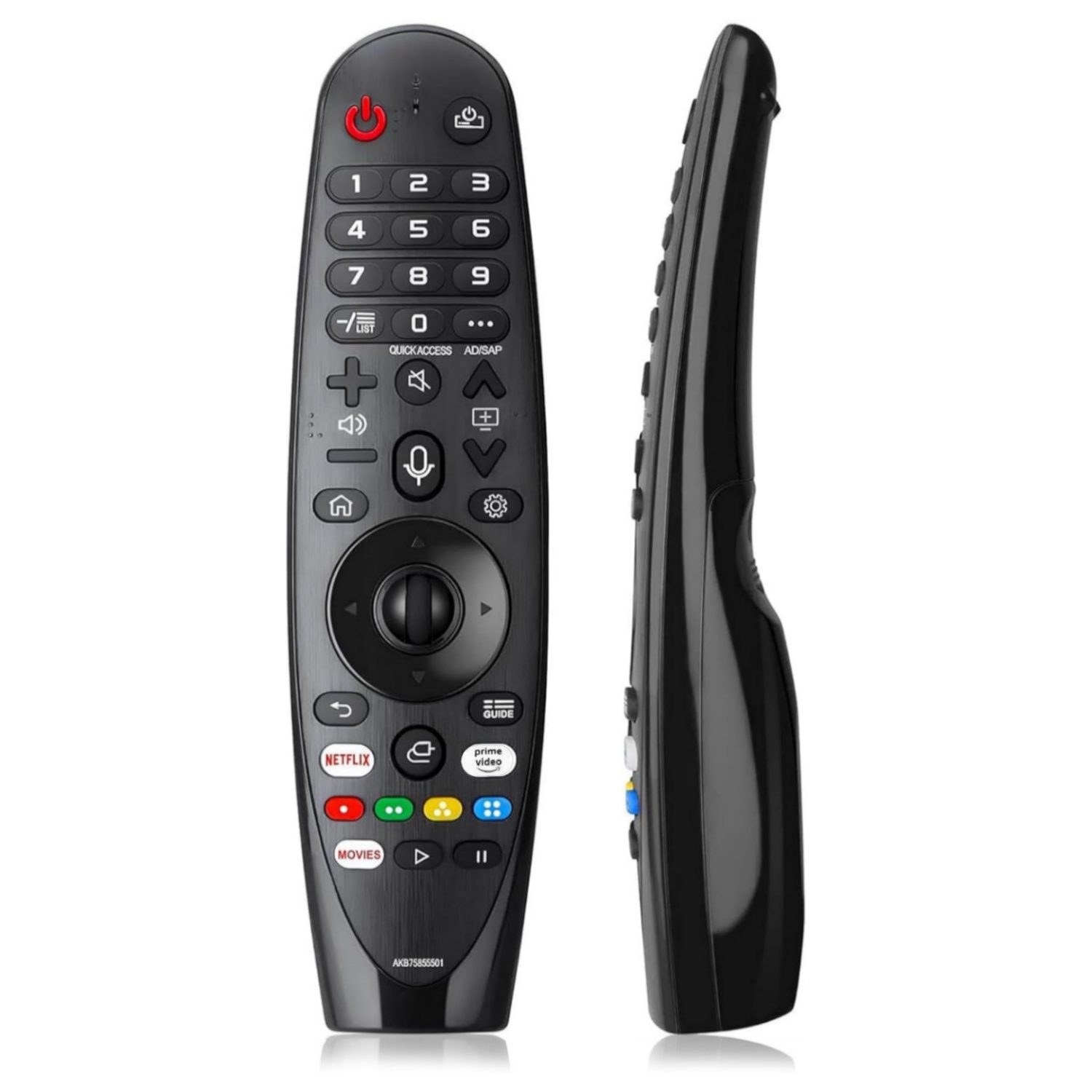 Controle Remoto Universal IR Para TV LG Smart 20GA AKB75855501 Substituição De