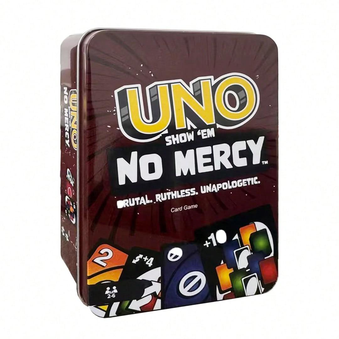 Uno No Mercy Card Game Caixa De Ferro O Item Final Presente De Aniversário Para Adultos Jogos De Festa Viagem Diversão E
