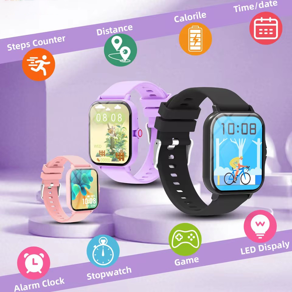 2026 Smartwatch Android/IOS Phone Tela HD de 1,83 Polegadas Chamada Sem Fio Bluetooth Monitoramento do Sono Smart Voice