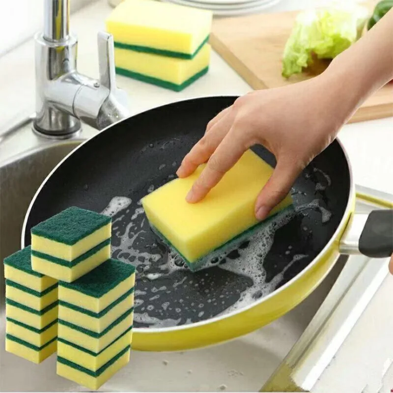 Esponjas Mágicas para Lavar Louças 12 Unidades, Conjunto de Esponjas para Limpeza de Cozinha para Esfregar Eficazmente