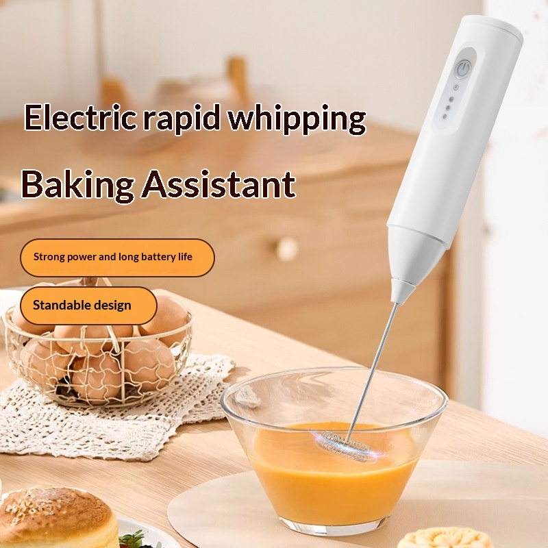 Batedor de Creme Multifuncional Café Elétrico Espumador de Leite Automático Doméstico Mixer de Espuma de Leite Portátil