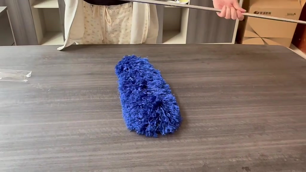 Vassoura e espanador de teia de aranha ajustáveis 2 em 1, escova de microfibra flexível 2,5 m, aço inoxidável lavável