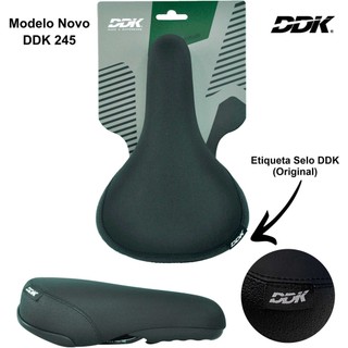 Selim Preto para BMX Freestyle 240x160mm da DDK 245 para Bicicletas BMX